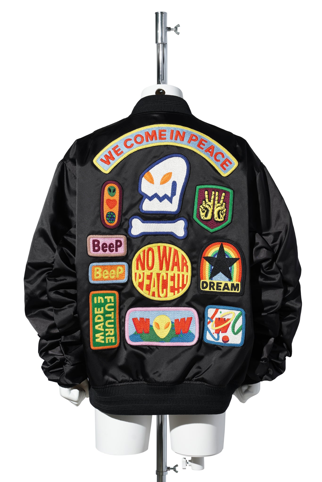 BEEP BEEP BOMBER – EMBROIDERED PATCHES / CC21 BLACK