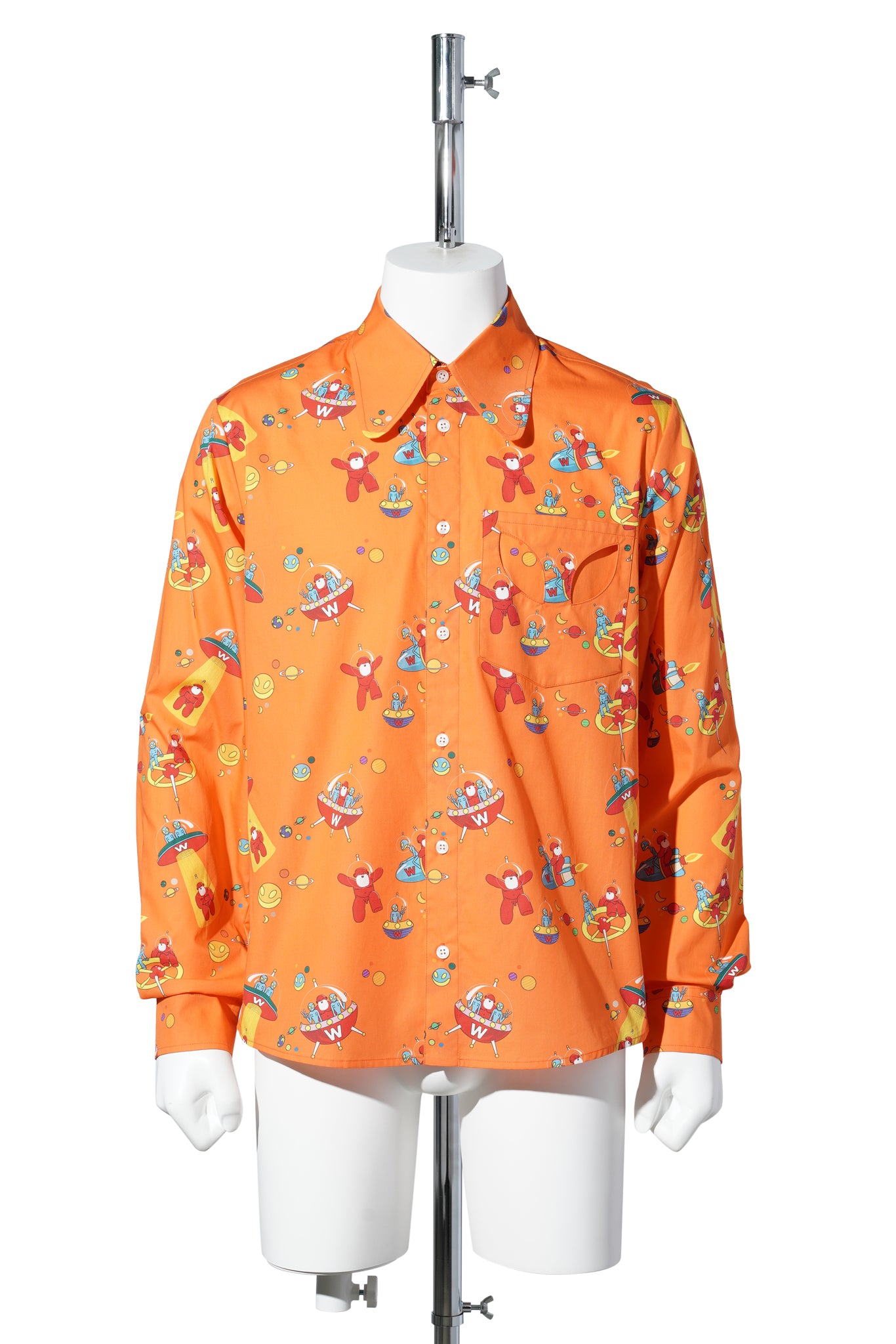 ROUND SHIRT / CC23 VIBRANT ORANGE
