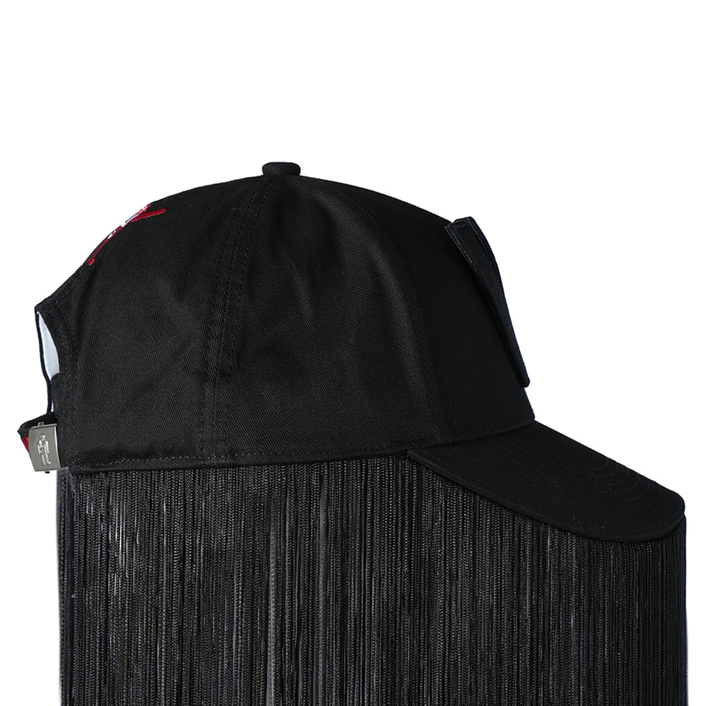 W-CAP + FRINGES / COMB.I BLACK