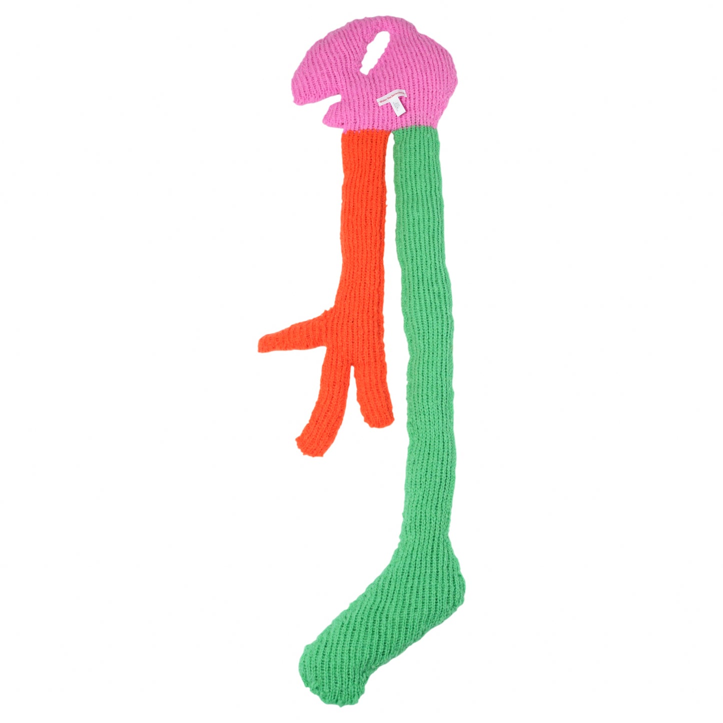 ALIEN KNITTED SCARF / COMB.IV PINK