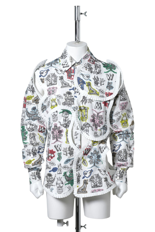 ARP ART SHIRT RUFFLES / CC41