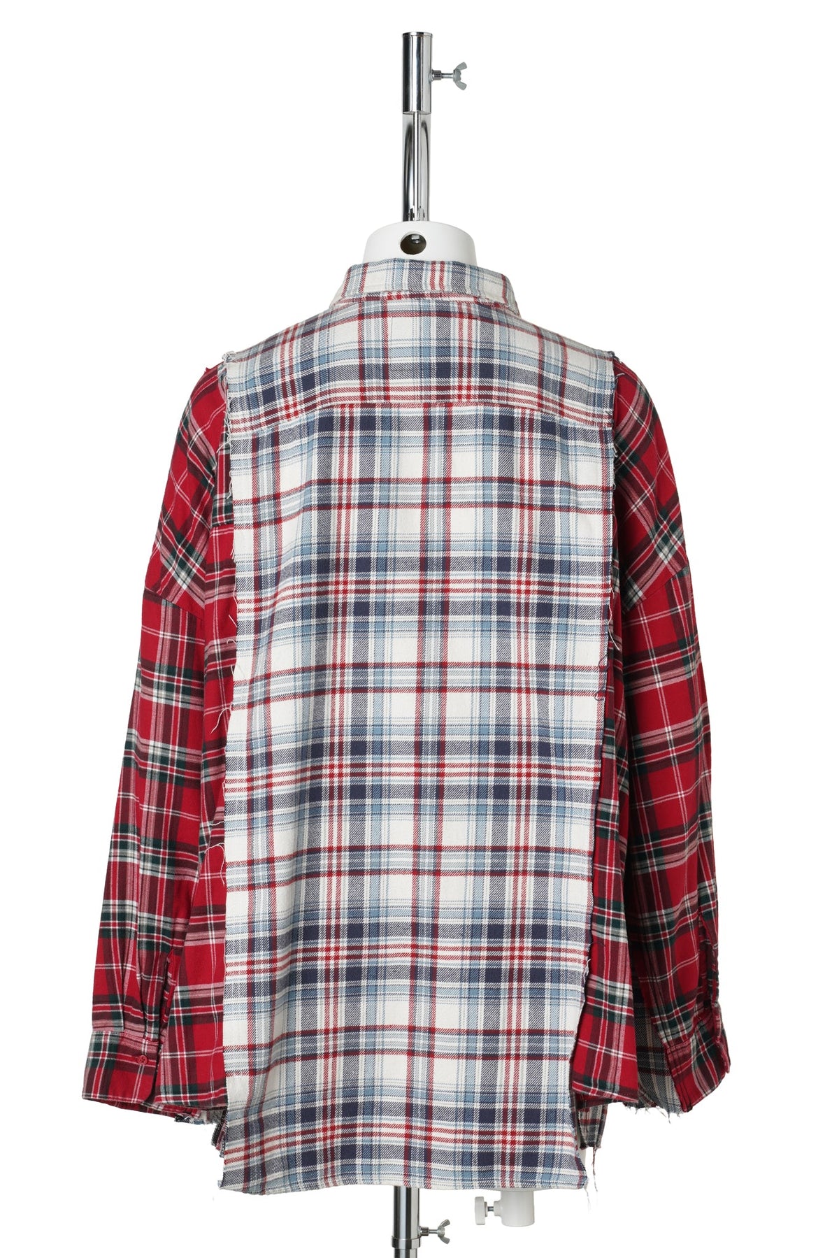 REWORKED FLANNEL SHIRT / RED