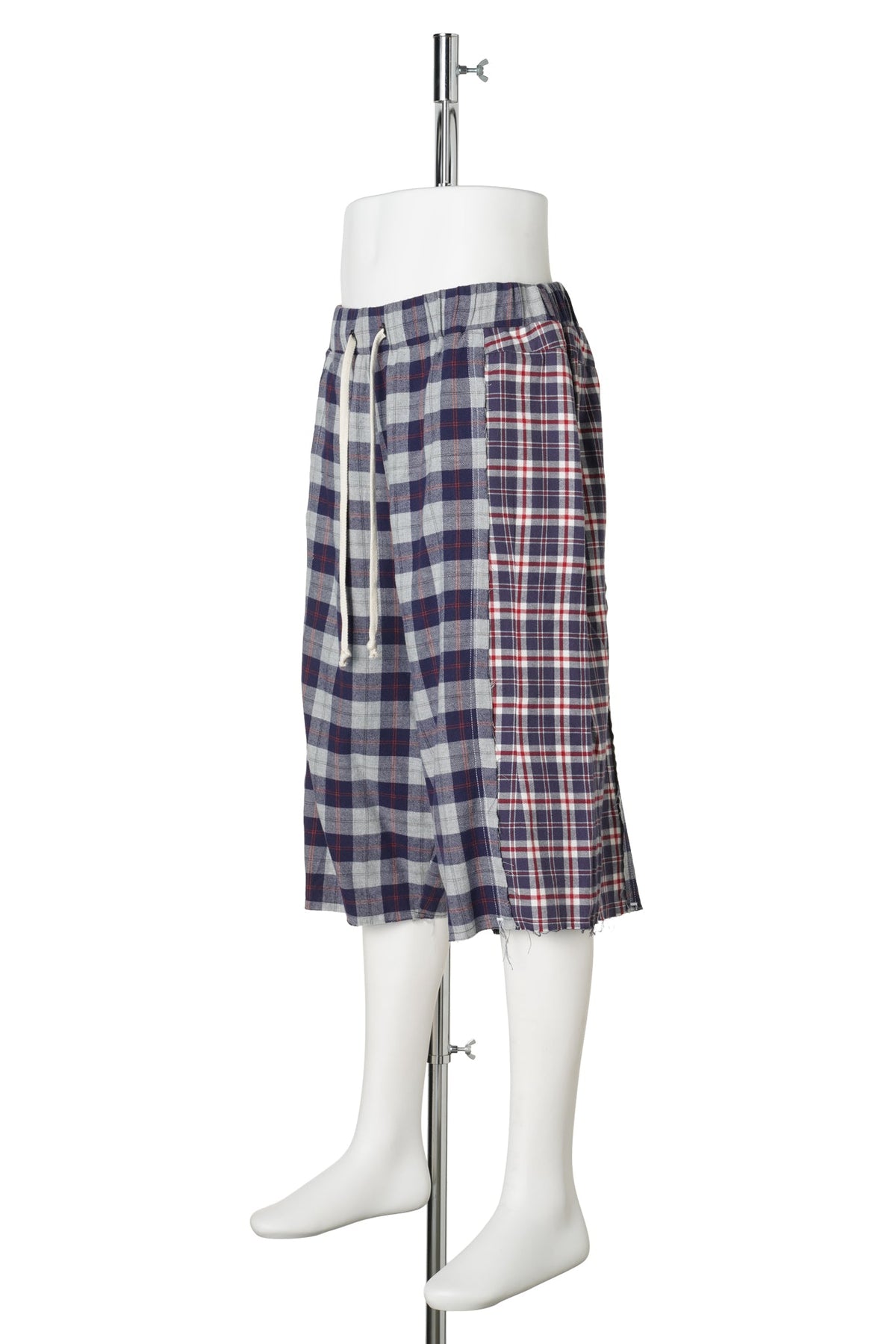 REWORKED FLANNEL SHORTS / BLUE