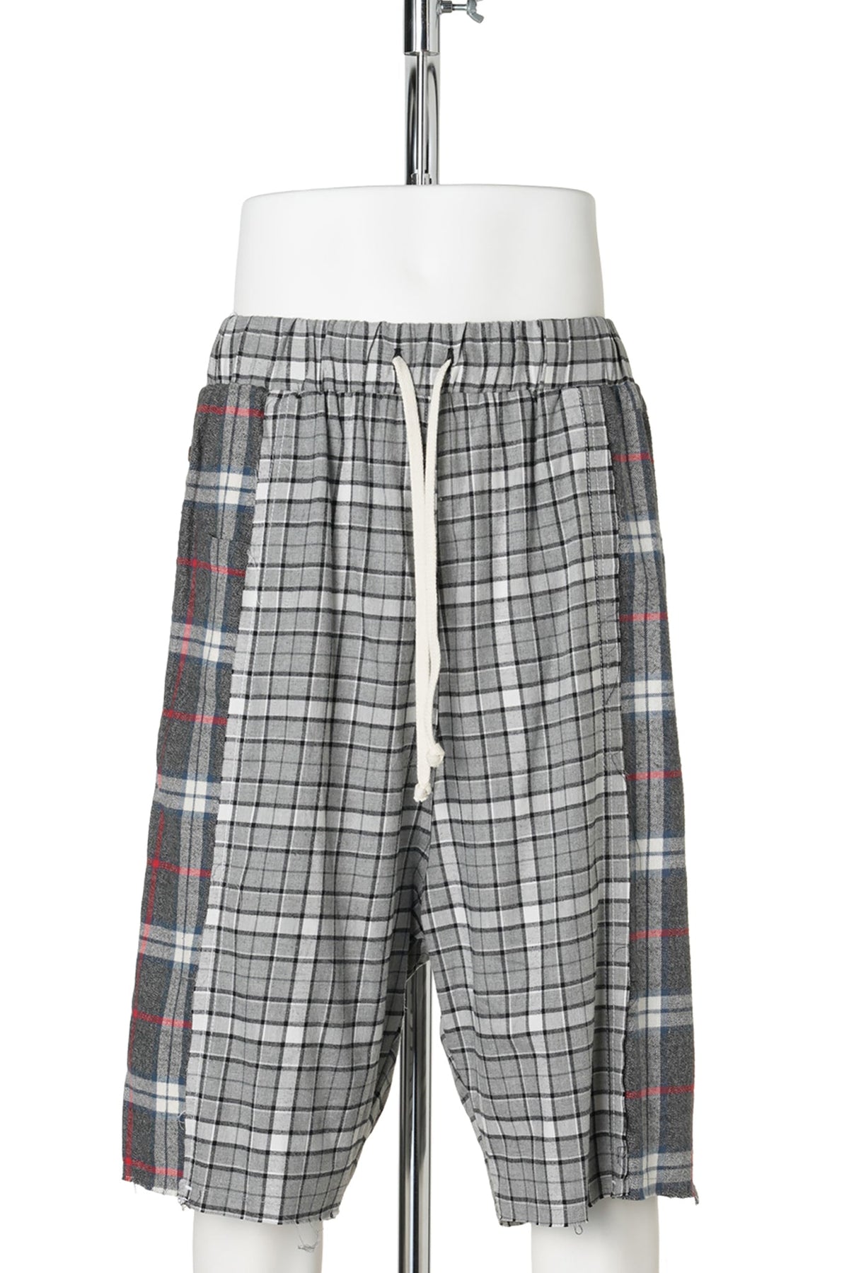 REWORKED FLANNEL SHORTS / GREY