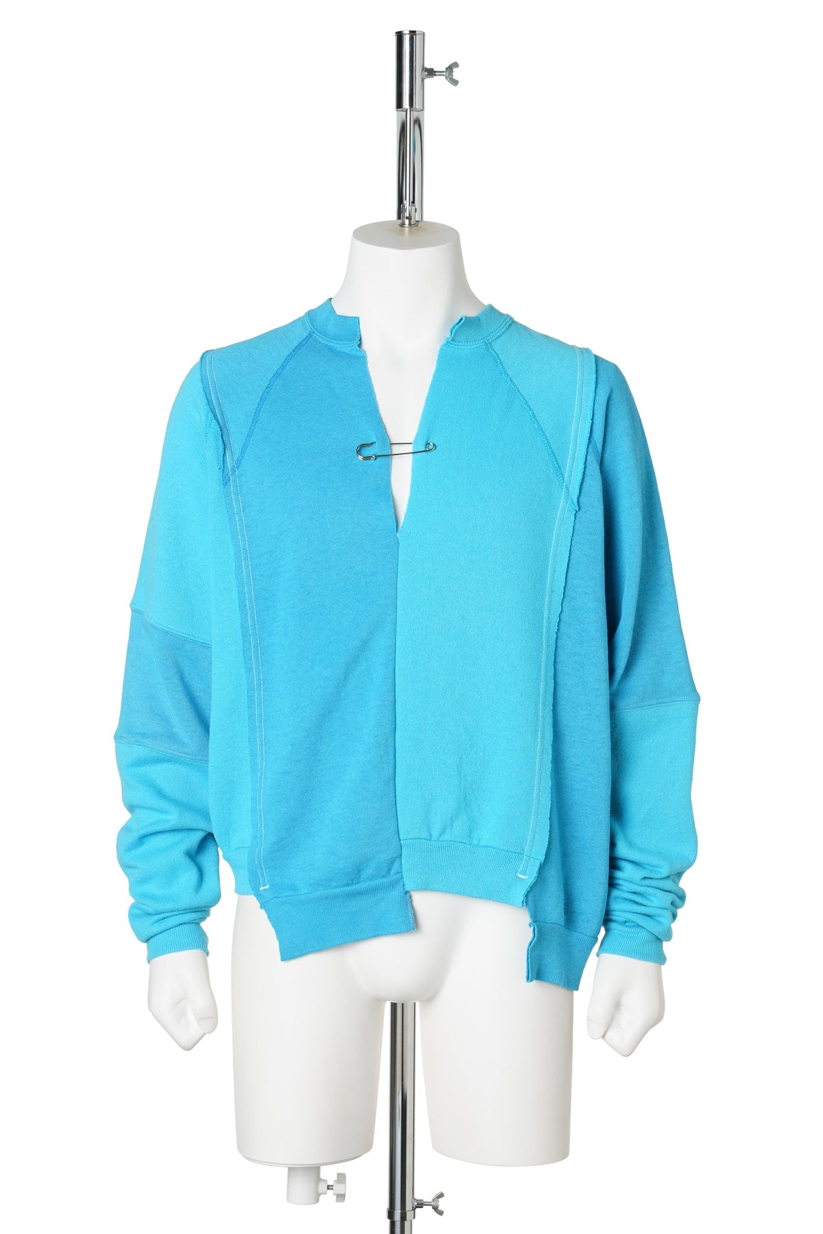 REWORKED RAGLAN SWEATSHIRT / BLUE