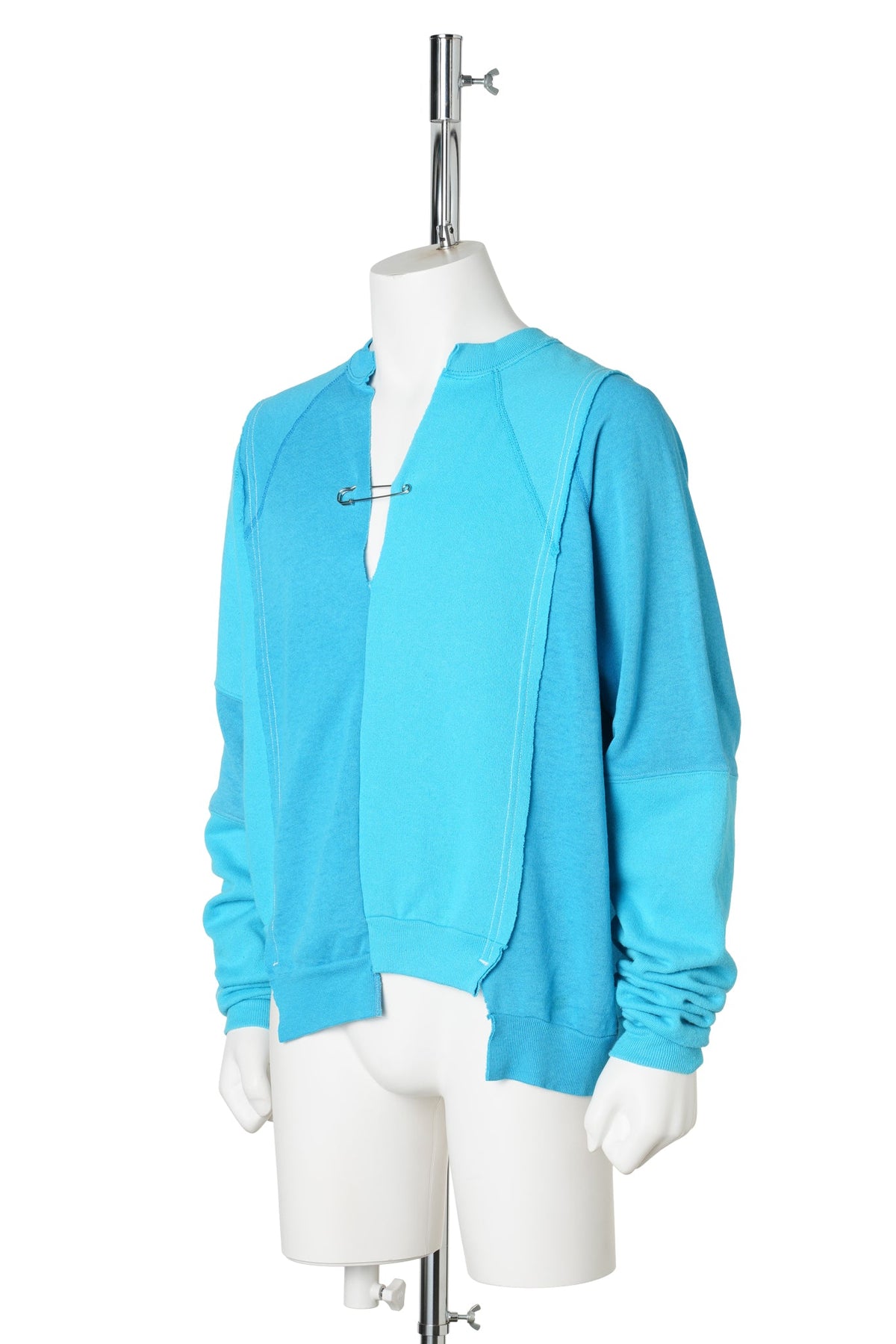 REWORKED RAGLAN SWEATSHIRT / BLUE
