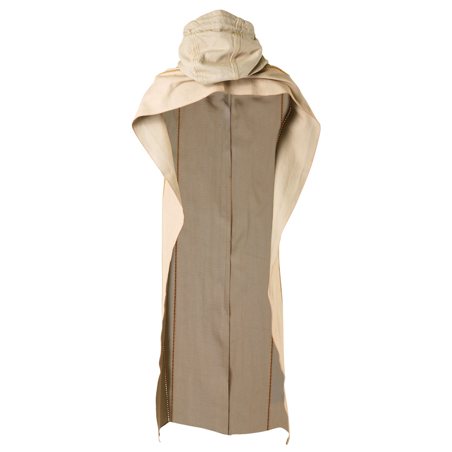 EP.6 02 HOODED MUFFLUR / SAND BEIGE