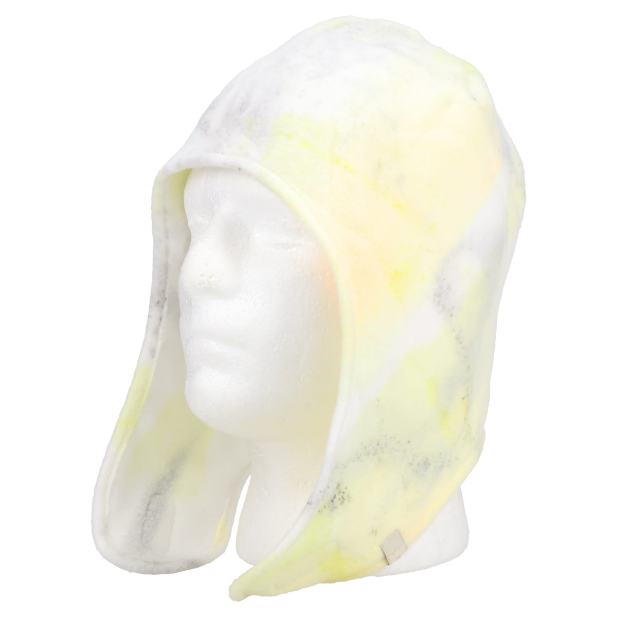 EP.10 01 EARFLAP BEANIE / WHITE/ORANGE