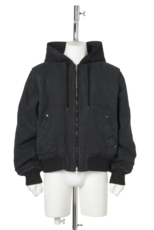 EP.10 02 JACKET / WASHED BLACK