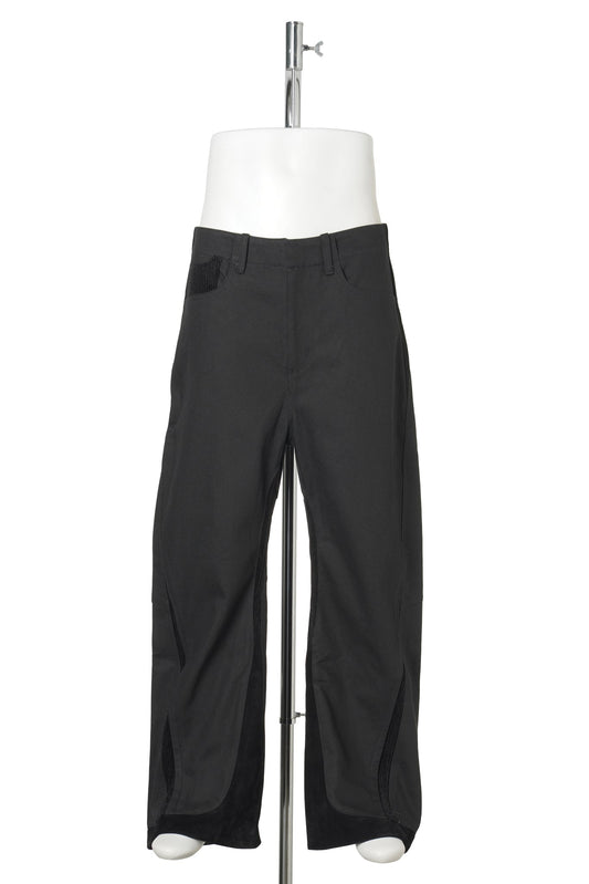 EP.10 01 TROUSERS / BLACK