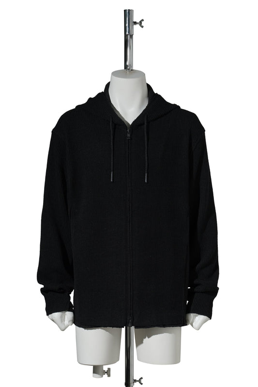 EP.9 01 HOODIE ZIP UP / BLACK