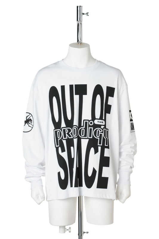 THE PRODIGY OUT OF SPACE L/S TSHIRT / WHITE