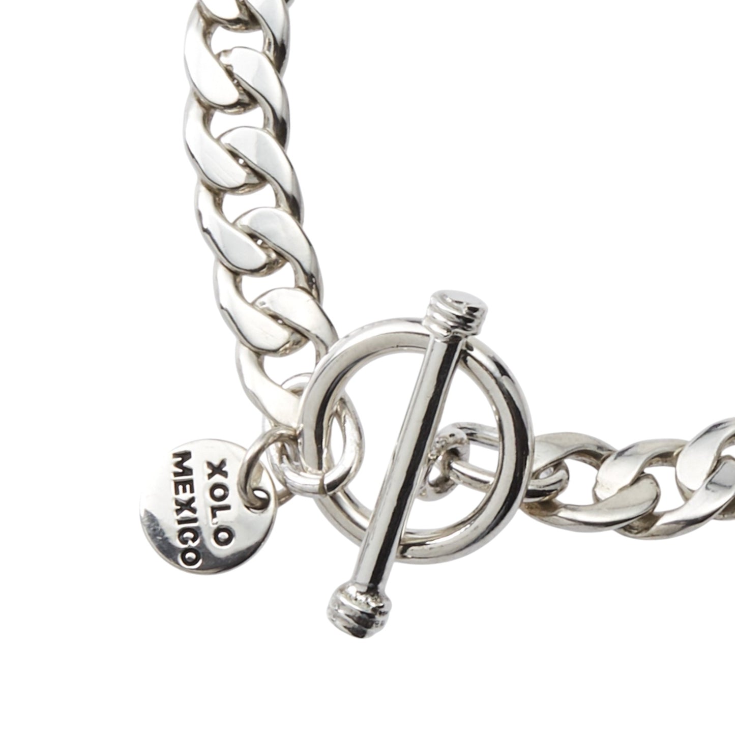 BASIC LINK BRACELET -8mm- / SILVER