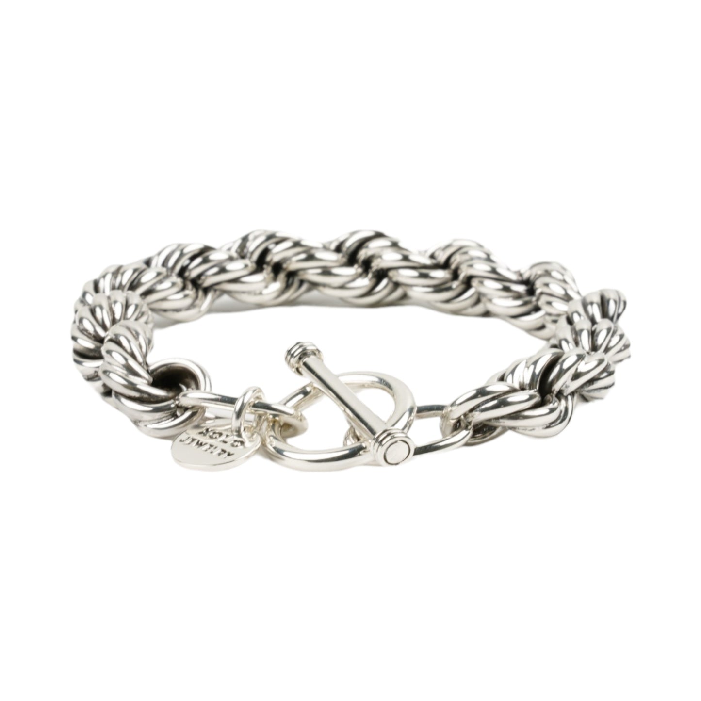 TWIST LINK BRACELET -10mm- / SILVER