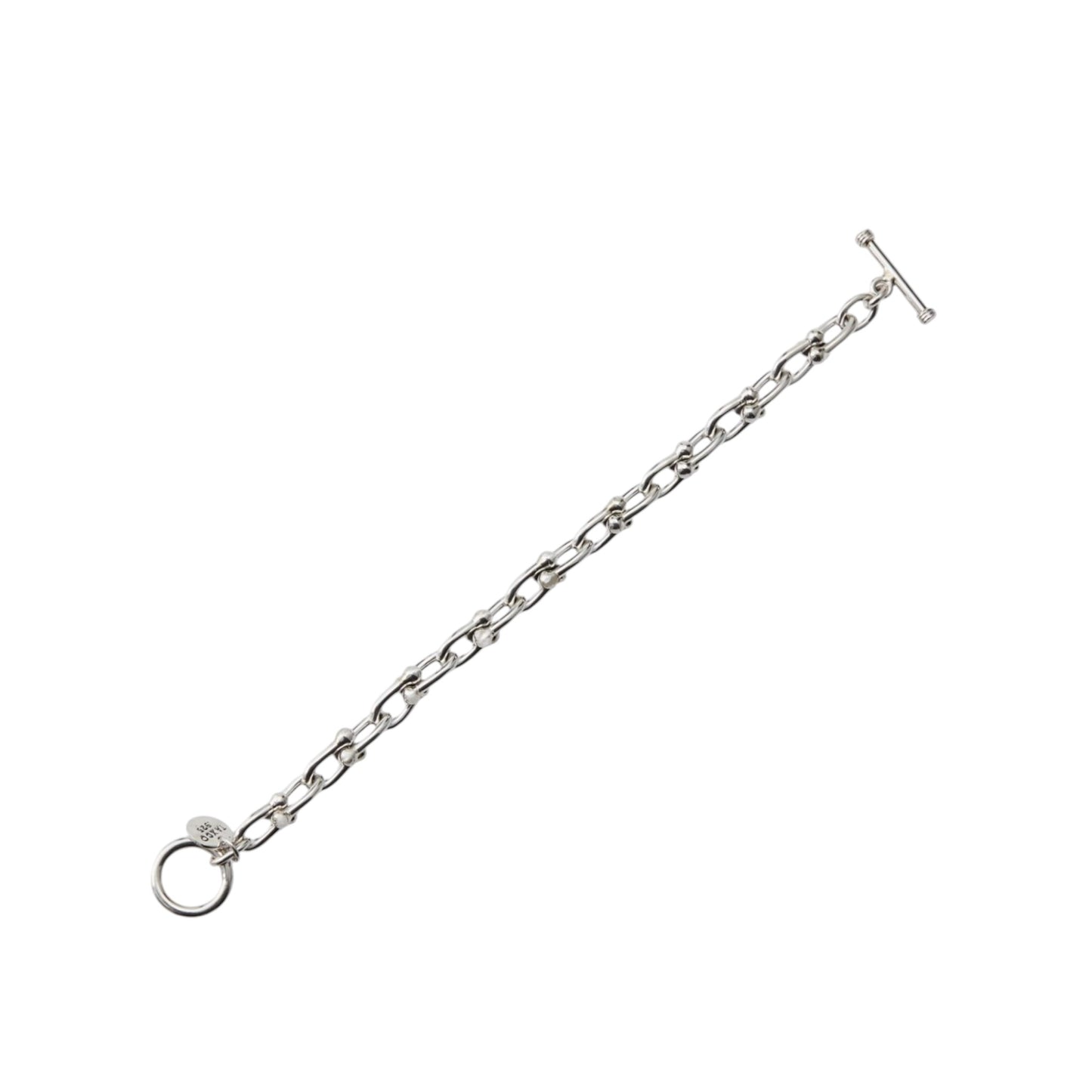 HOMAGE DOUBLE LINK BRACELET -13mm- / SILVER