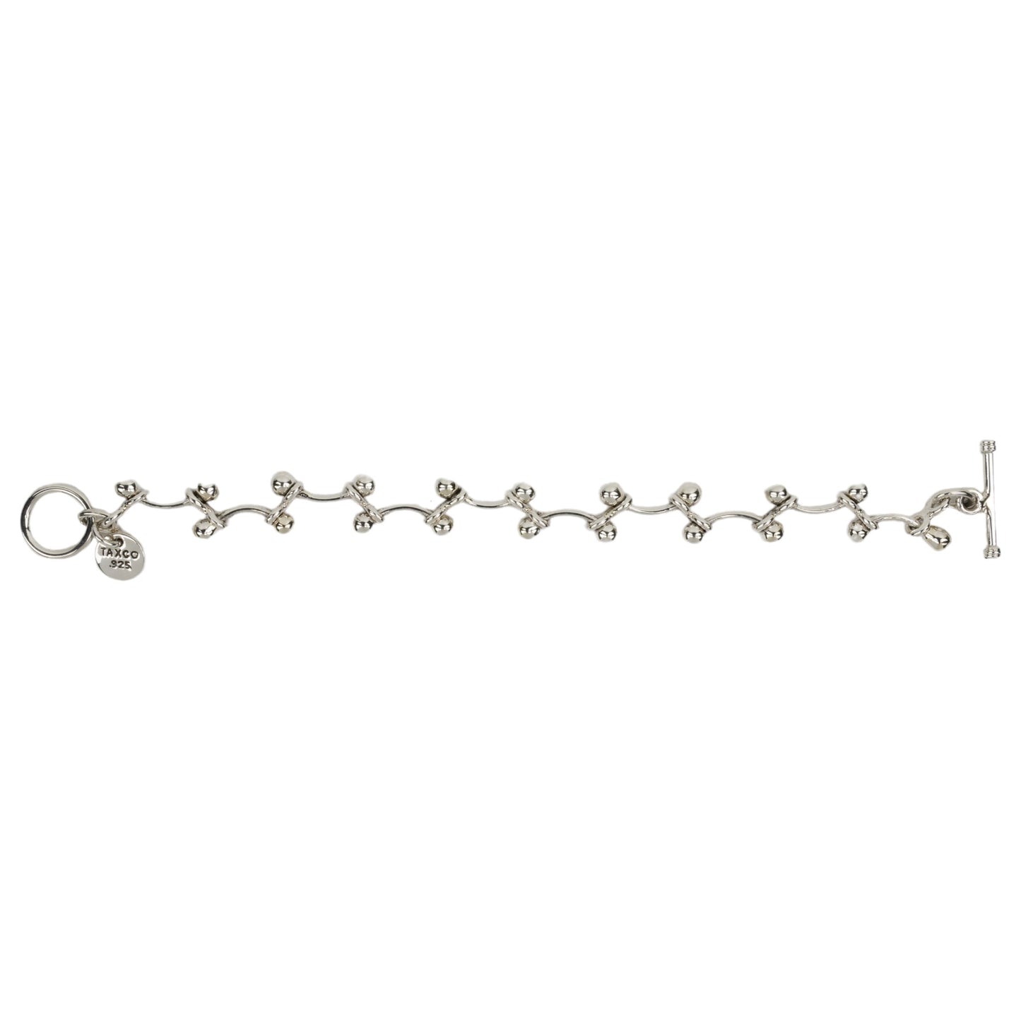 SINGLE DNA LINK BRACELET -14mm- / SILVER