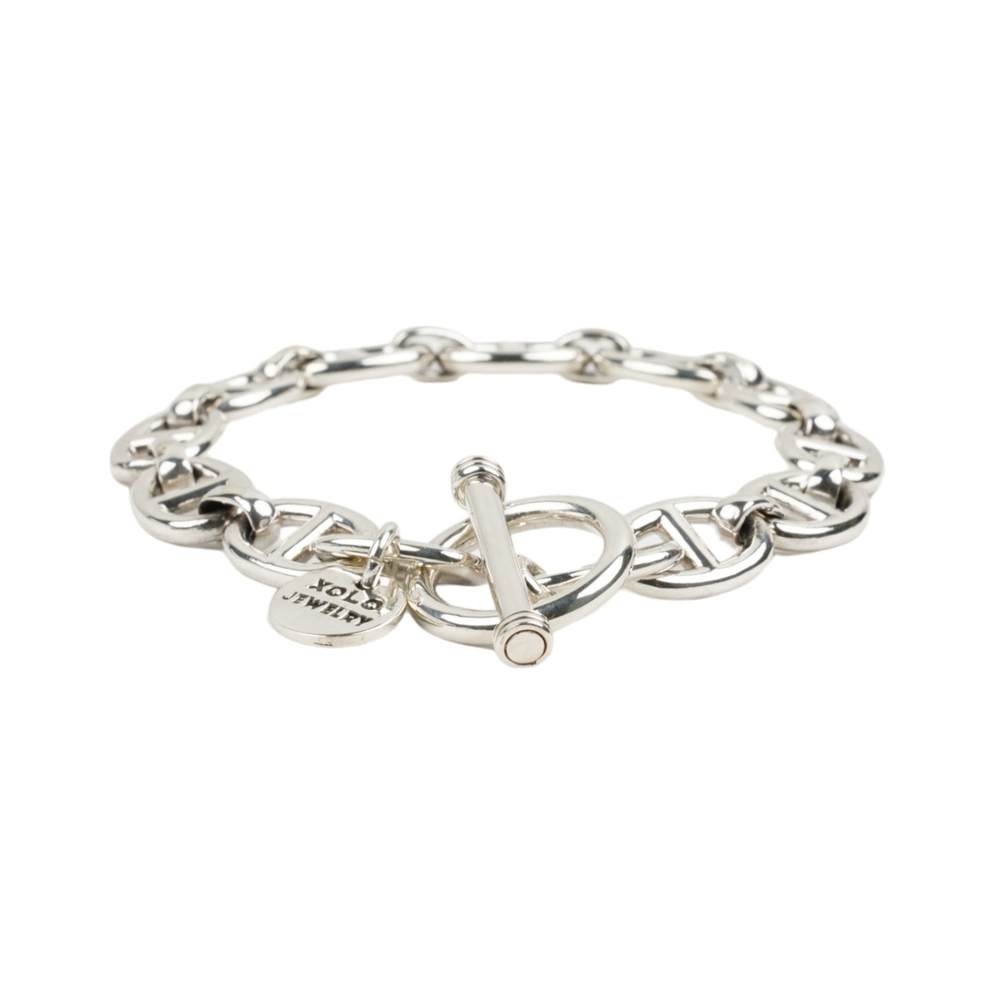 ANCHOR LINK BRACELET -10mm- / SILVER