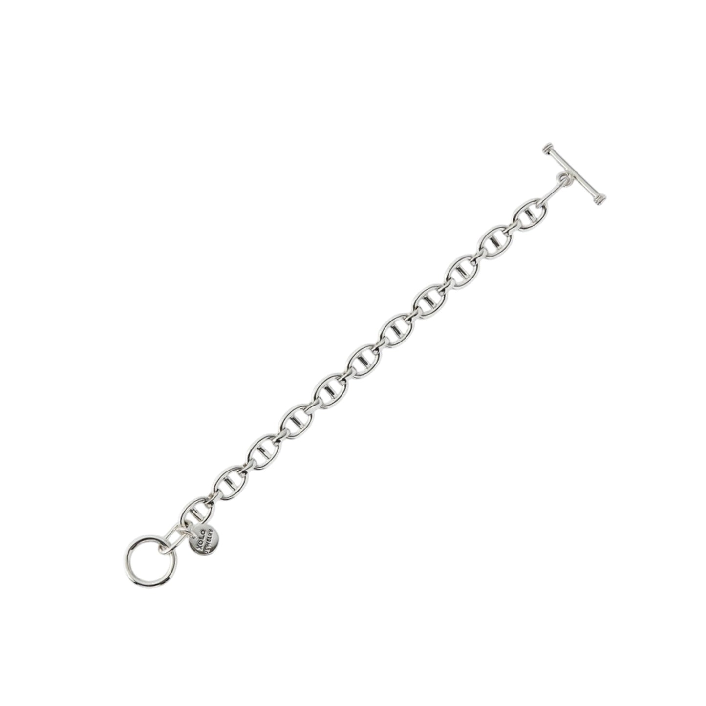 ANCHOR LINK BRACELET -10mm- / SILVER