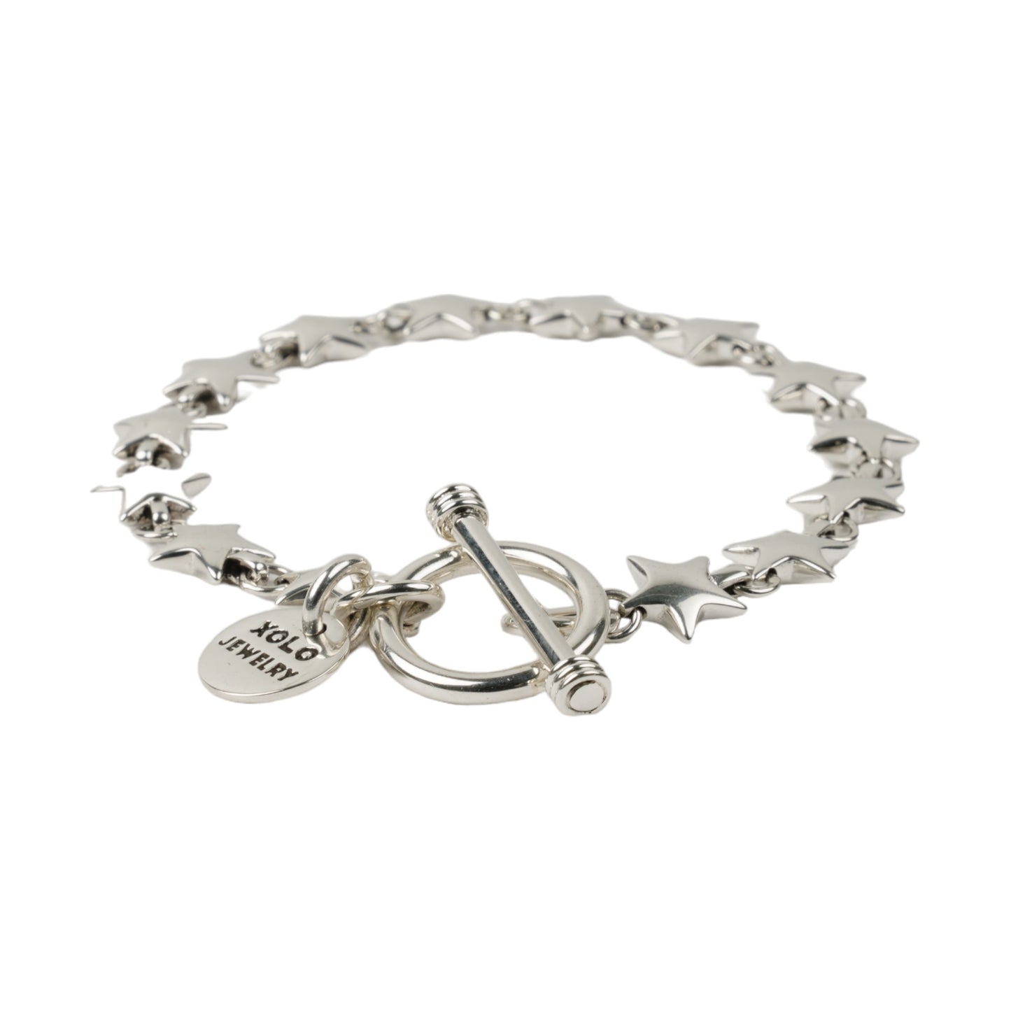 STAR LINK BRACELET -9mm- / SILVER