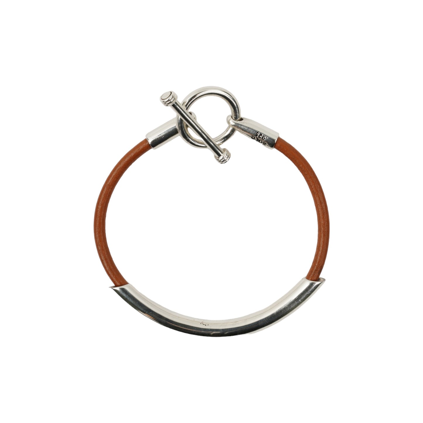 ROUND LEATHER BRACELET -CAMEL- / CAMEL