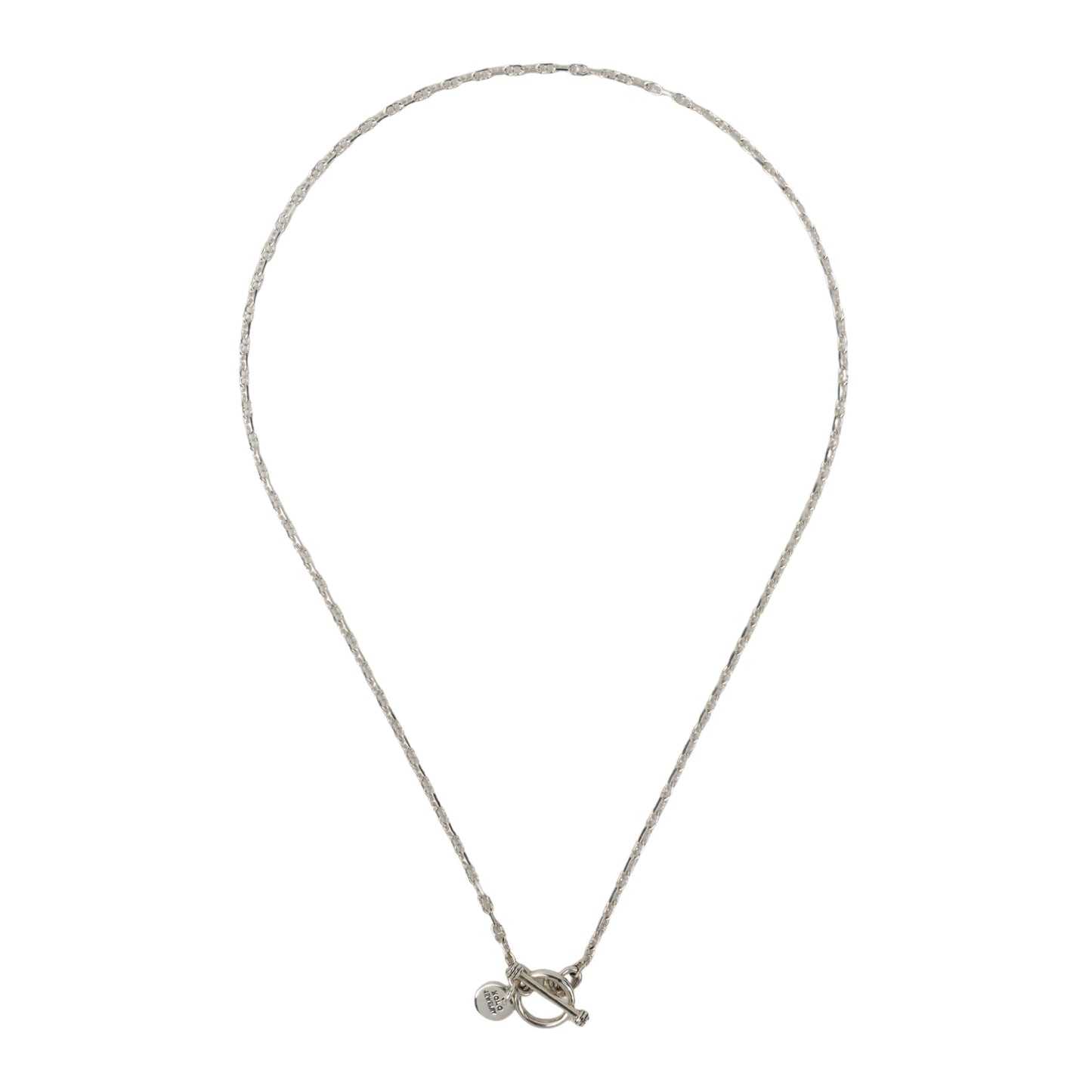 SOLID ANCHOR LINK NECKLACE / SILVER