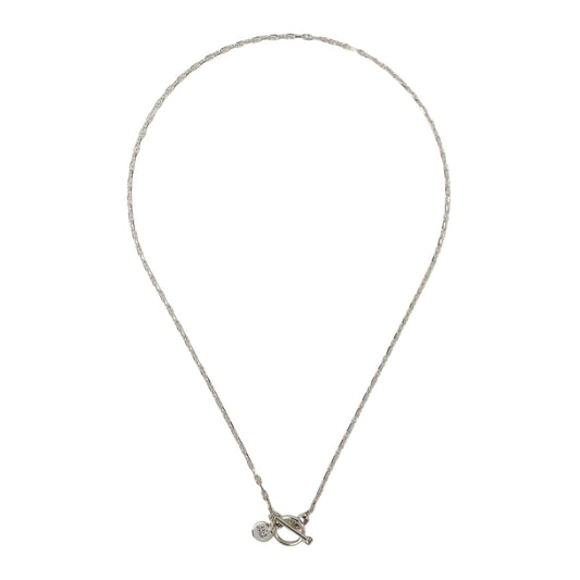 SOLID ANCHOR LINK NECKLACE / SILVER