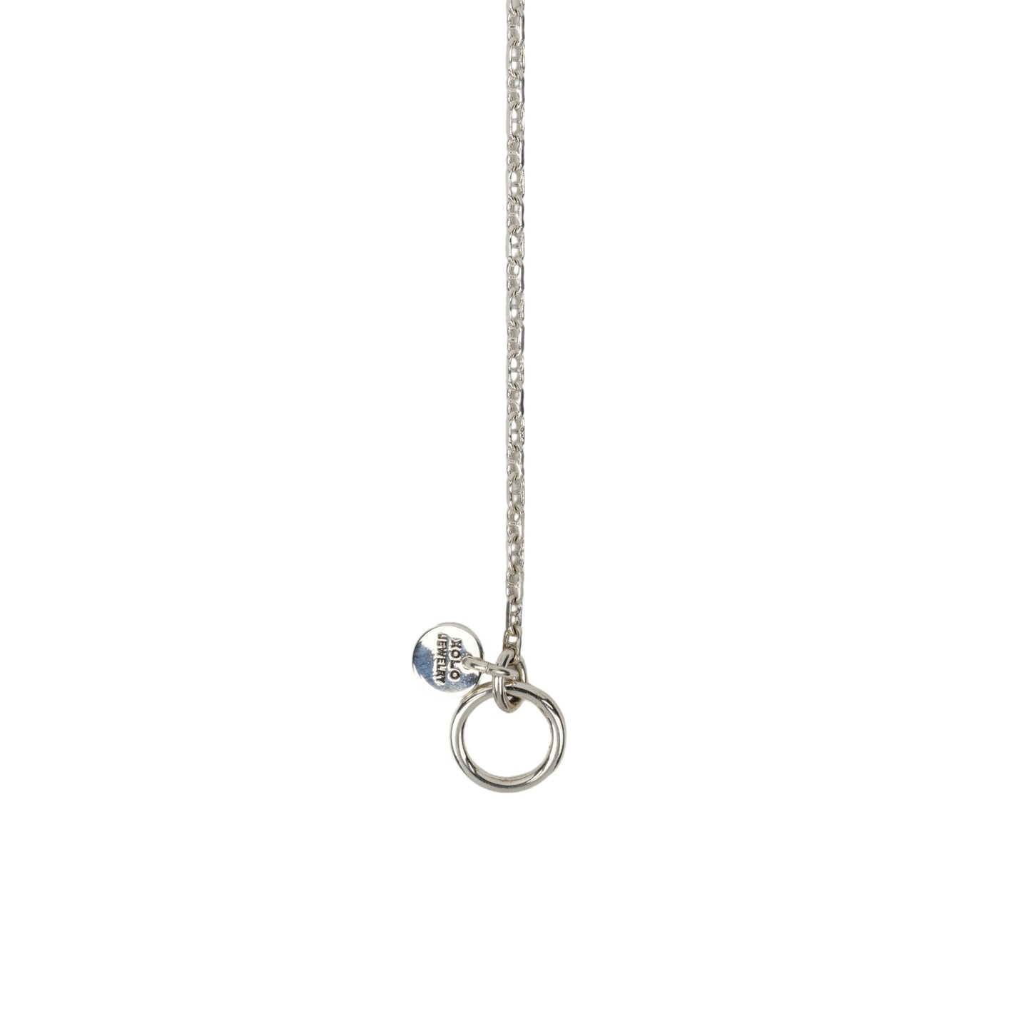 SOLID ANCHOR LINK NECKLACE / SILVER