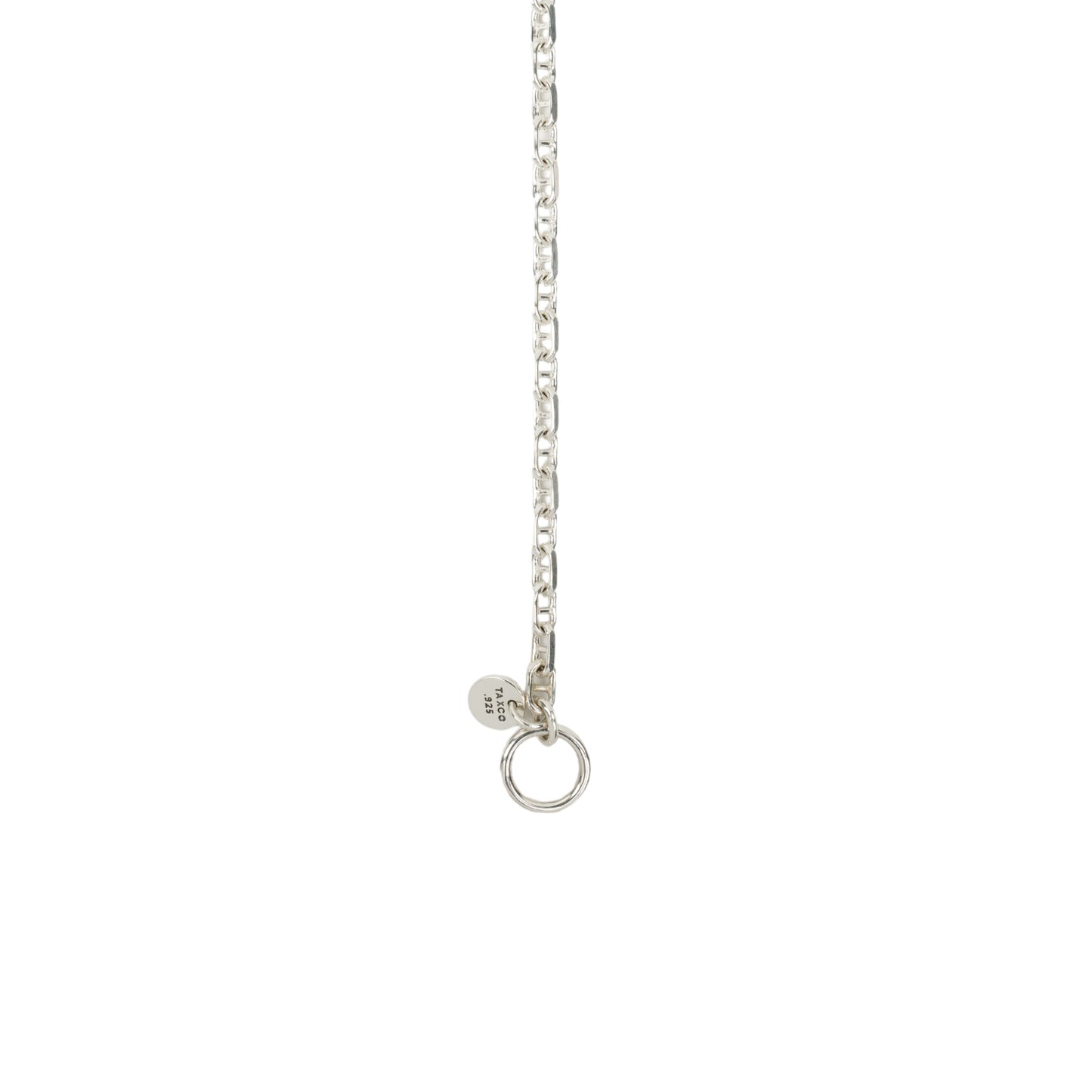 SOLID ANCHOR LINK NECKLACE - LARGE- / SILVER