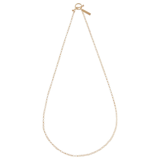 ROUND LINK NECKLACE / GOLD