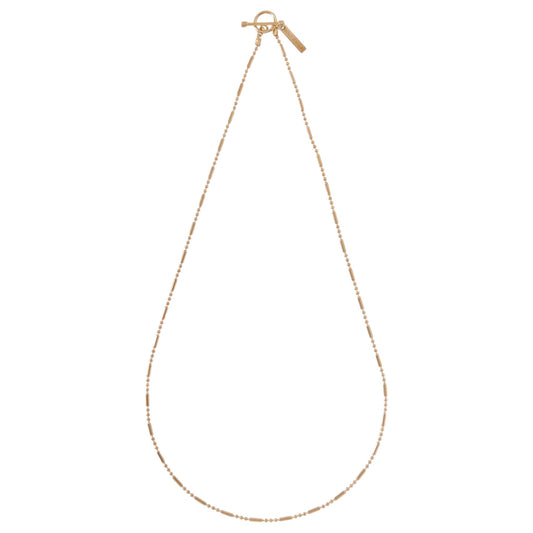 CYLINDER LINK NECKLACE / GOLD