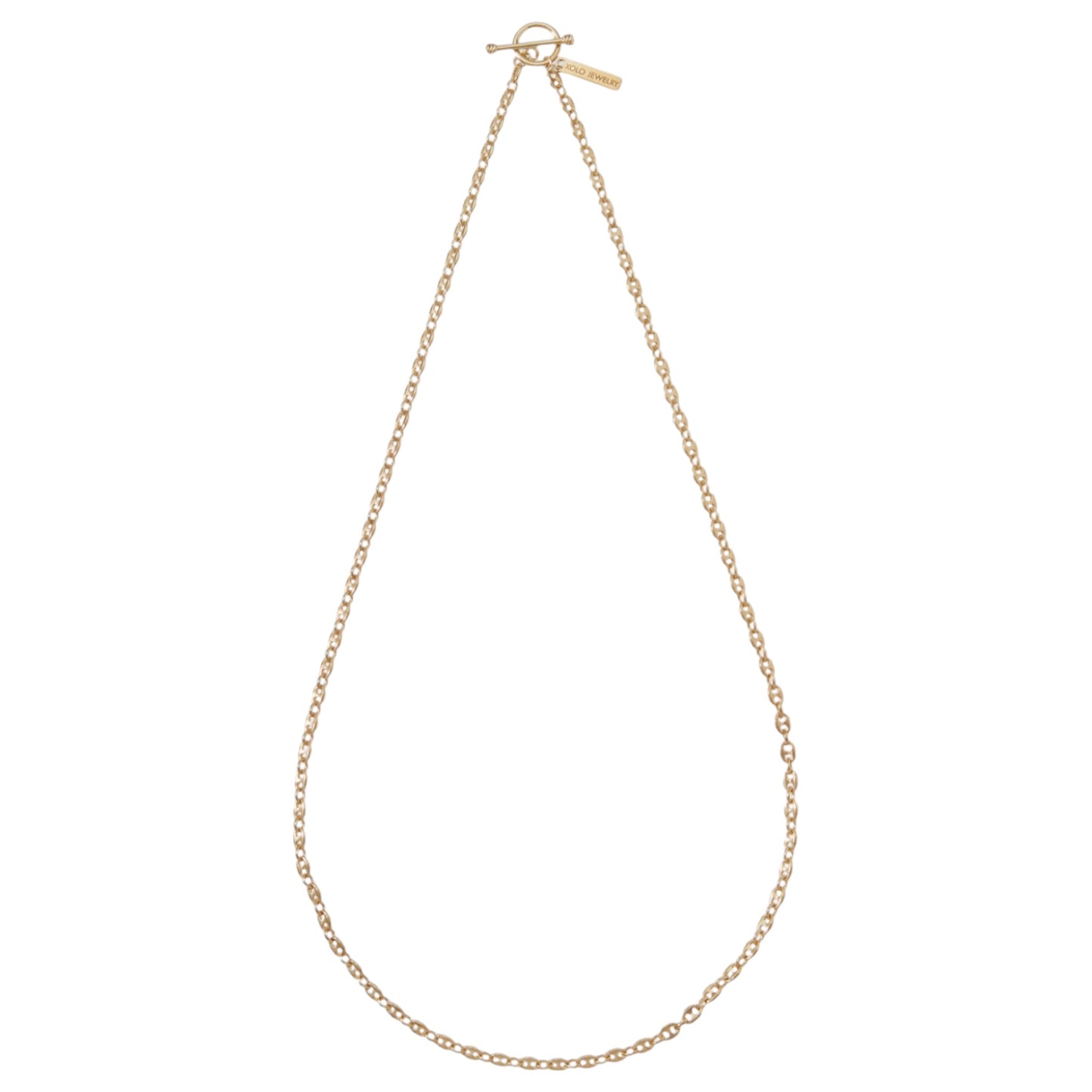 CAVIAR LINK NECKLACE / GOLD