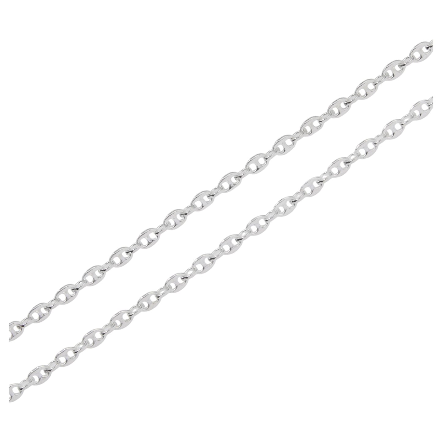 CAVIAR LINK NECKLACE / SILVER