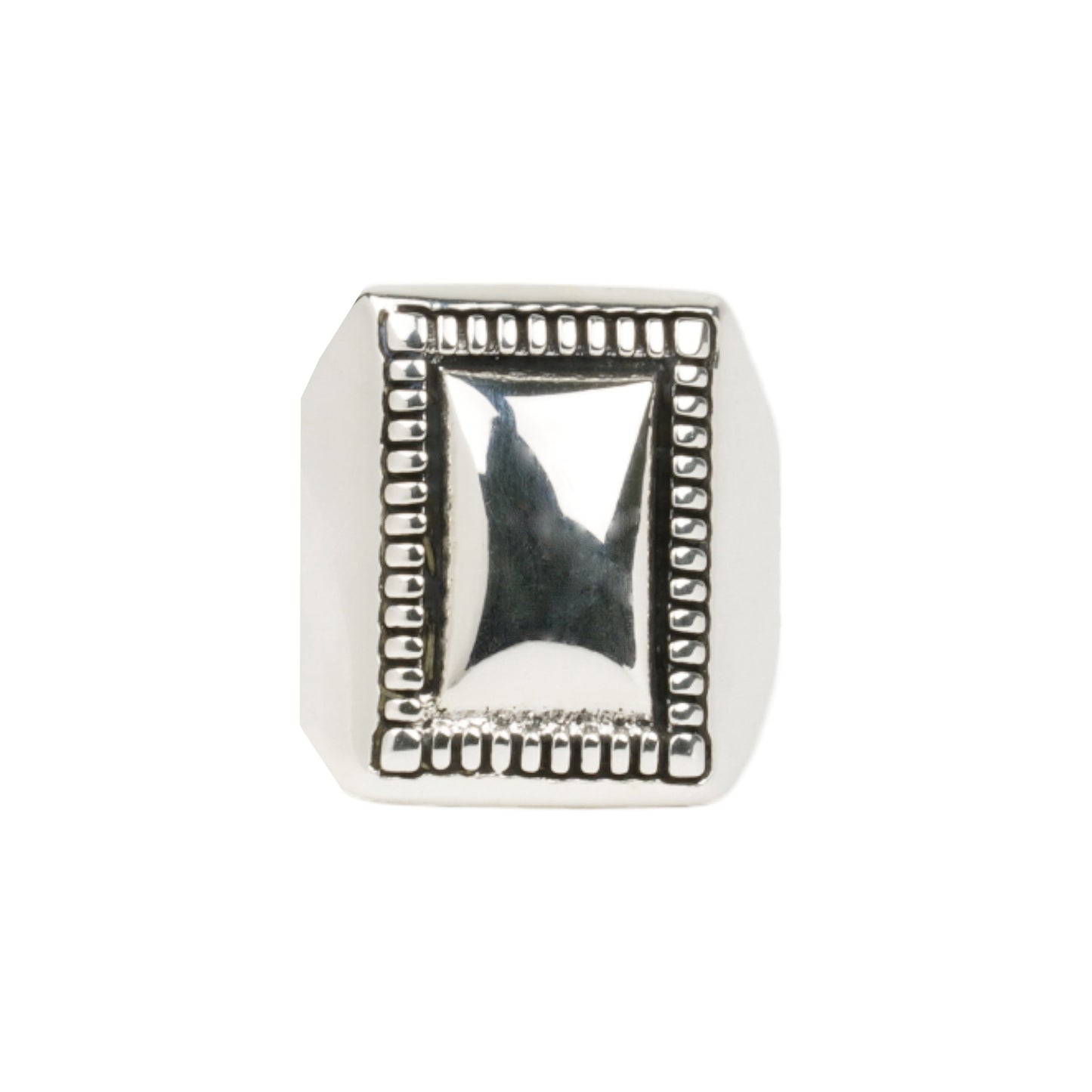 SQUARE MIRROR RING / SILVER