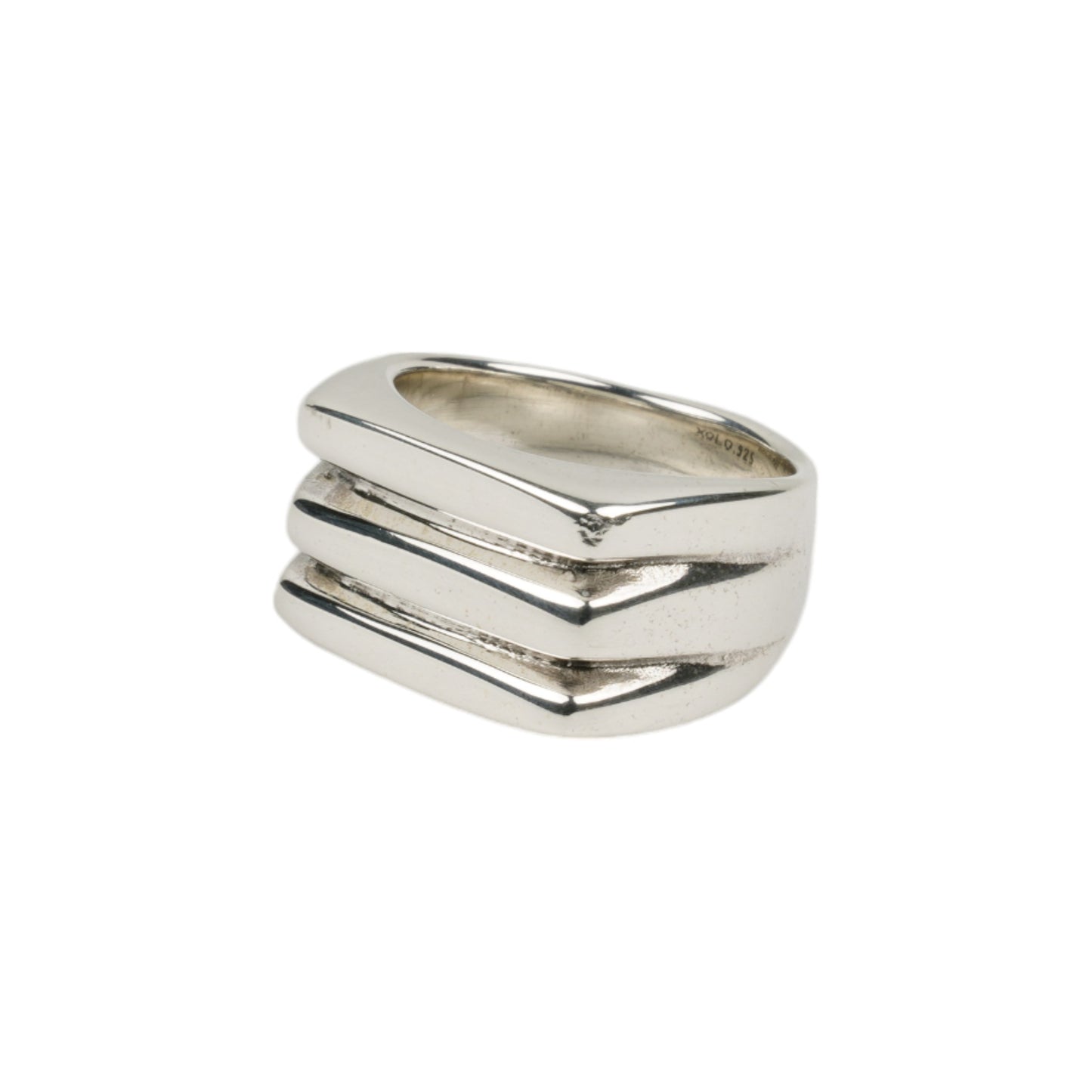 STRIPE RING / SILVER