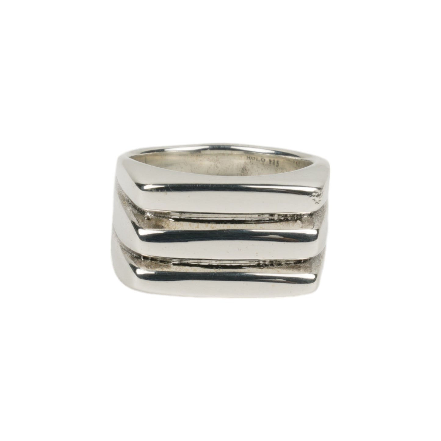 STRIPE RING / SILVER