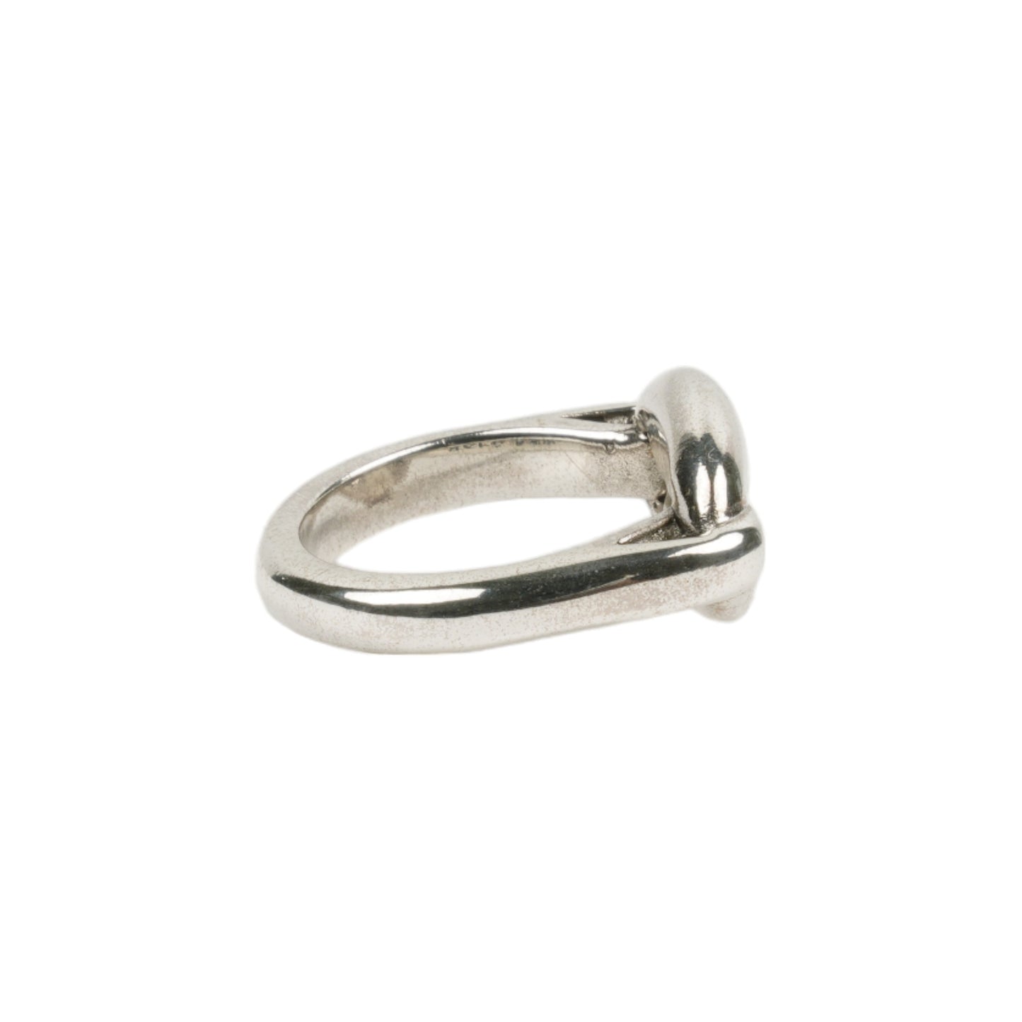 CENTRAL CAVIAR RING / SILVER