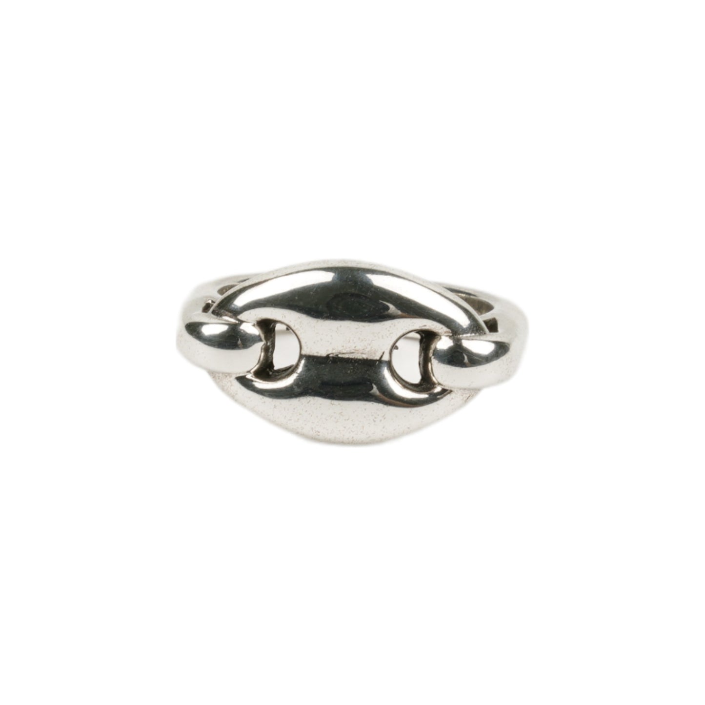 CENTRAL CAVIAR RING / SILVER