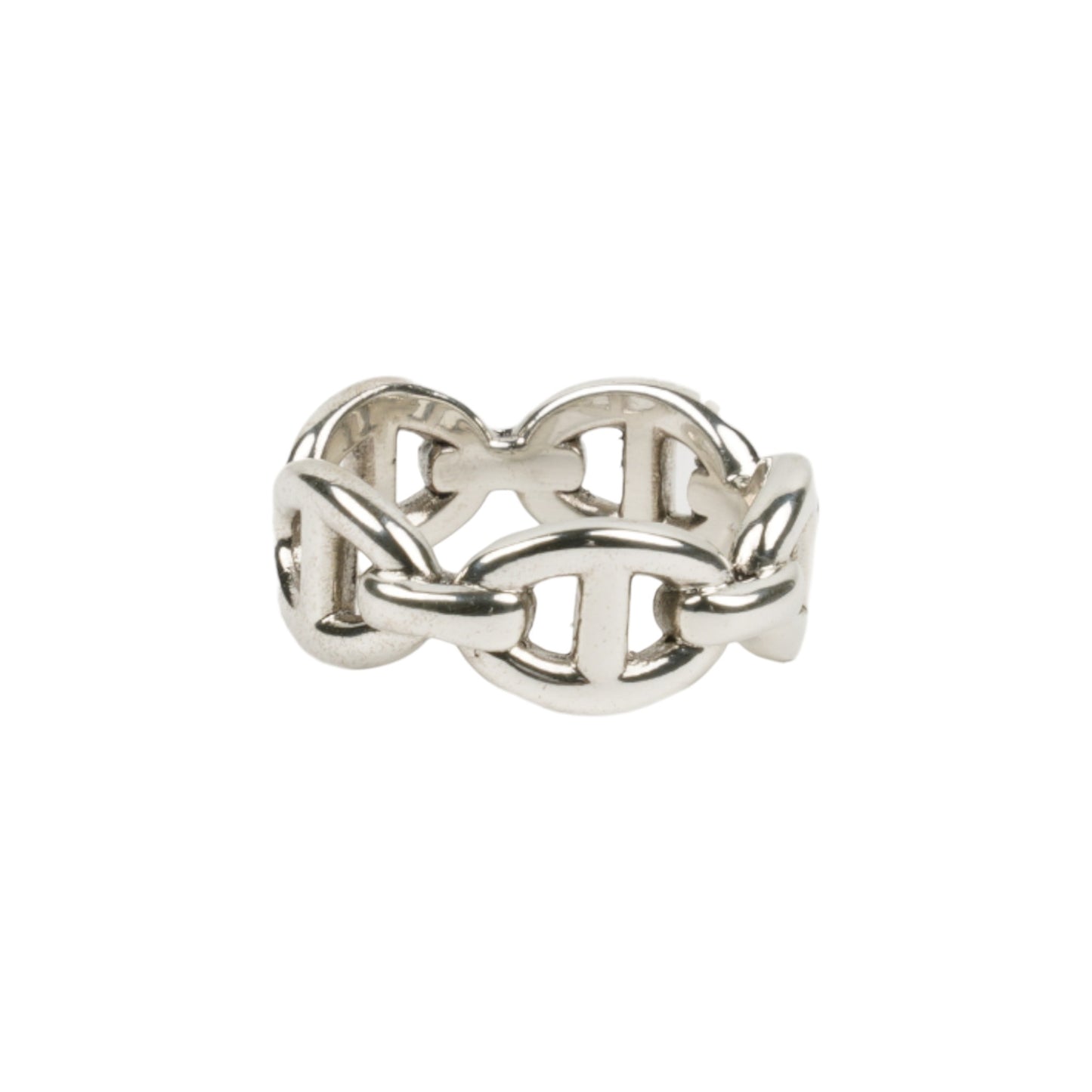 ANCHOR CHAIN RING / SILVER