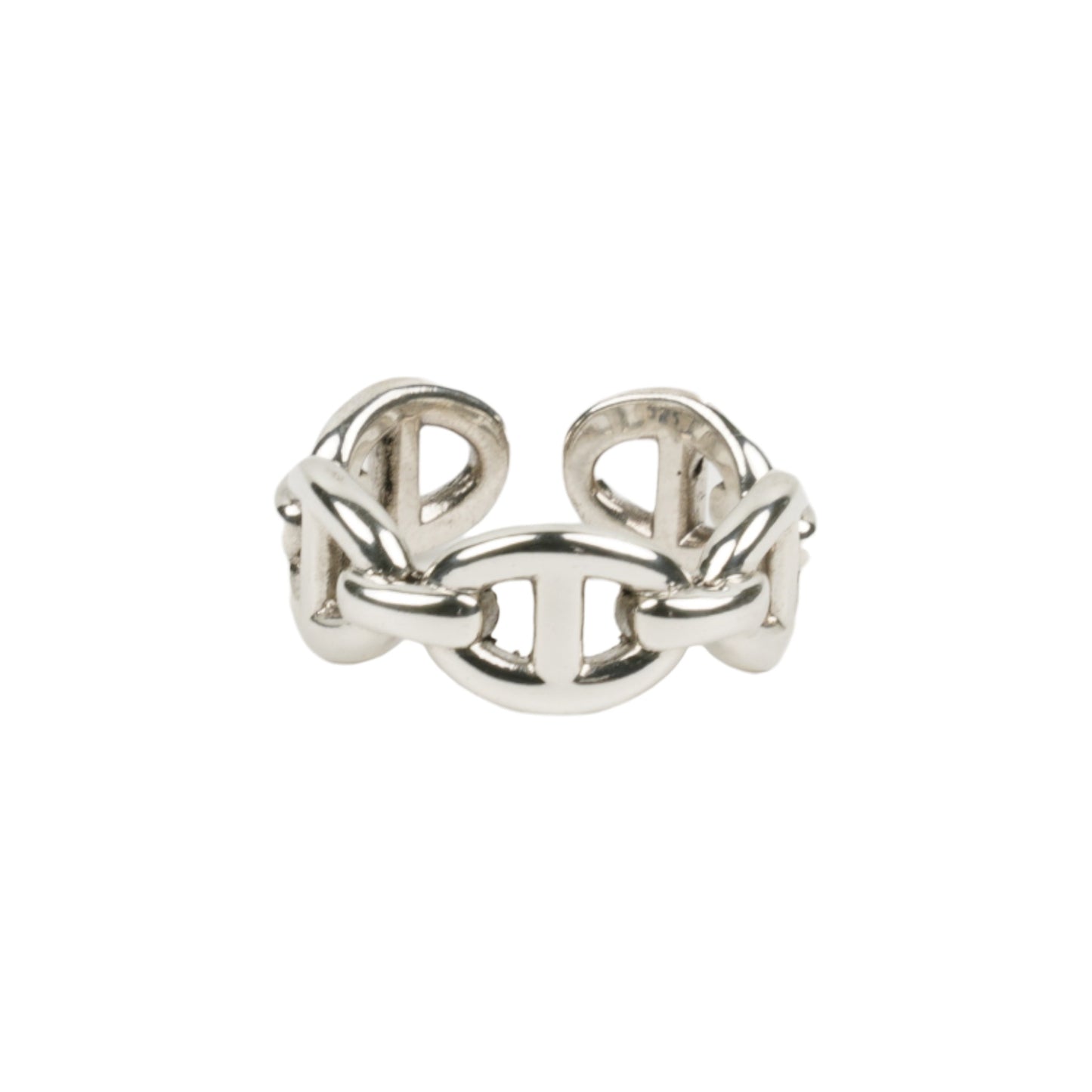 ANCHOR CHAIN RING / SILVER