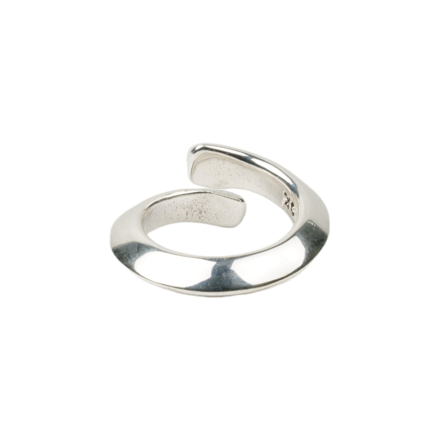 TRIANGLE RING -WIDE- / SILVER