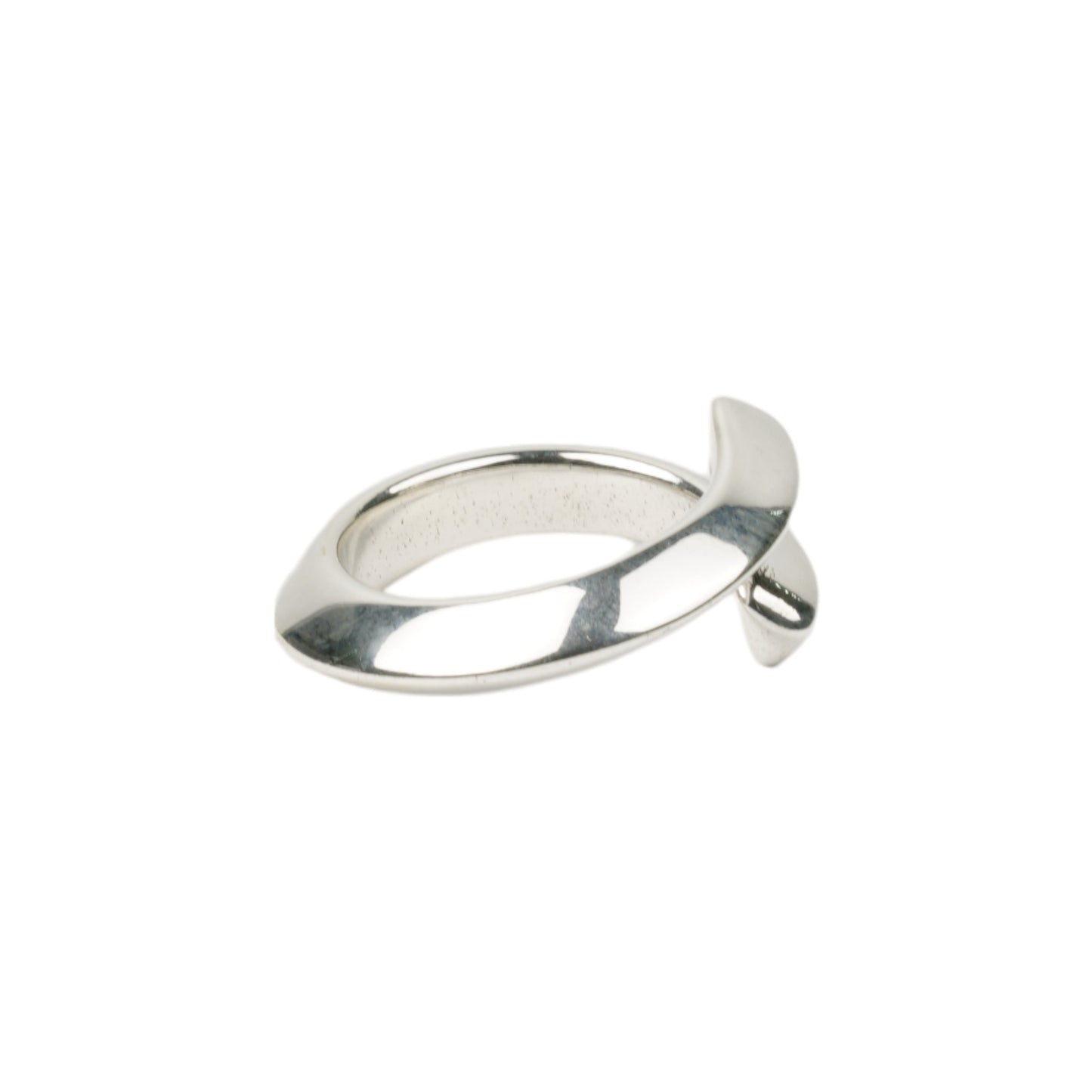 TRIANGLE RING -WIDE- / SILVER