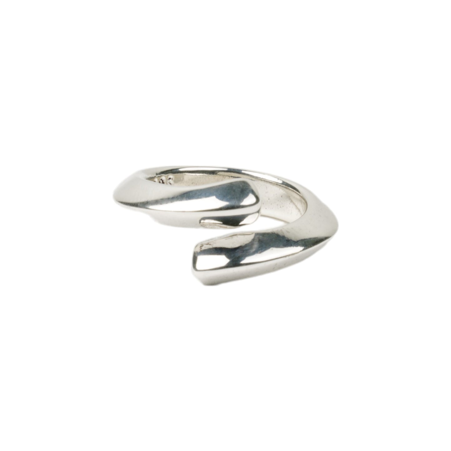 TRIANGLE RING -WIDE- / SILVER