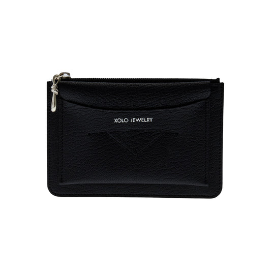 ZIP CARD CASE -BLACK- / BLACK