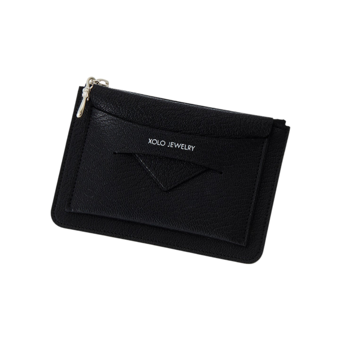 ZIP CARD CASE -BLACK- / BLACK