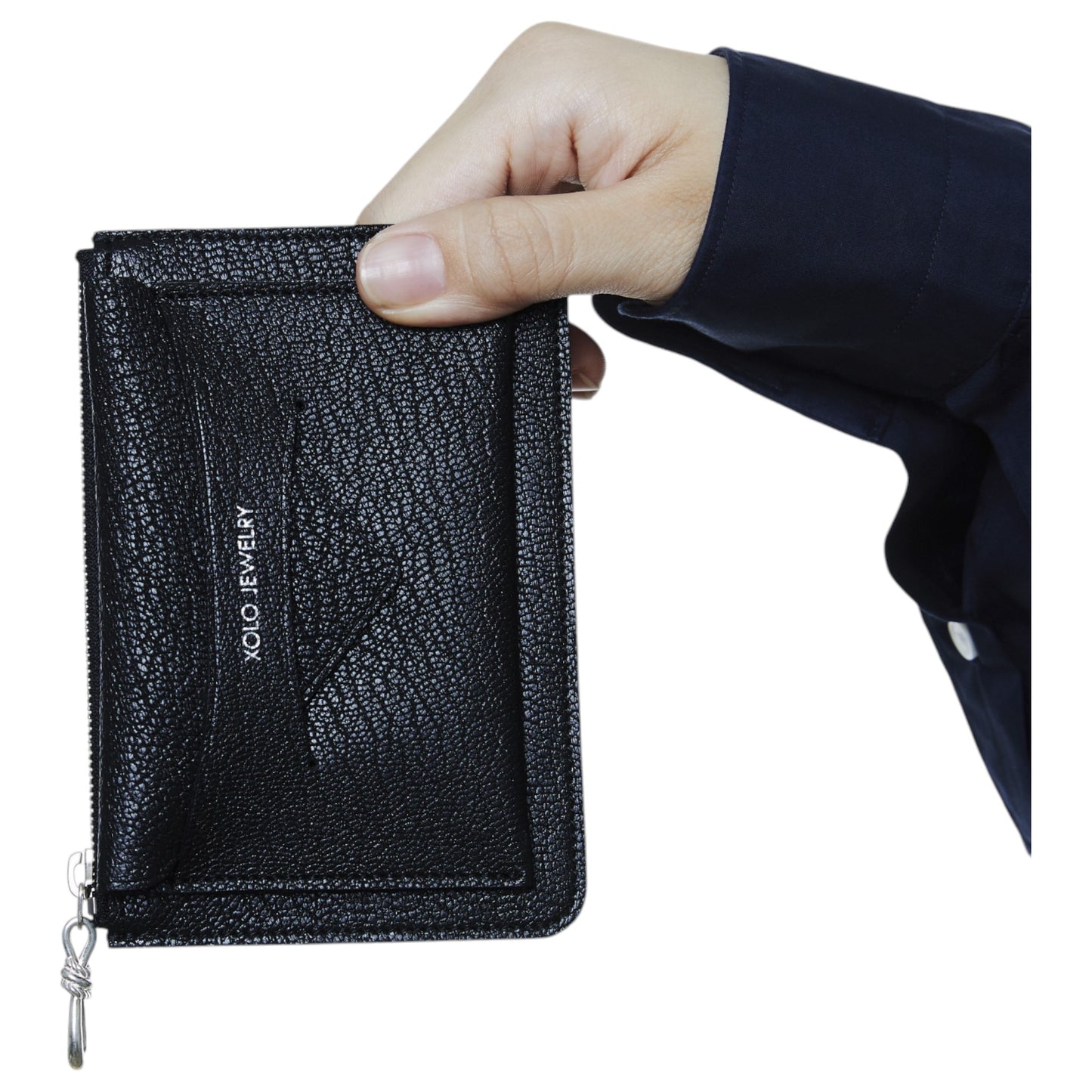 ZIP CARD CASE -BLACK- / BLACK