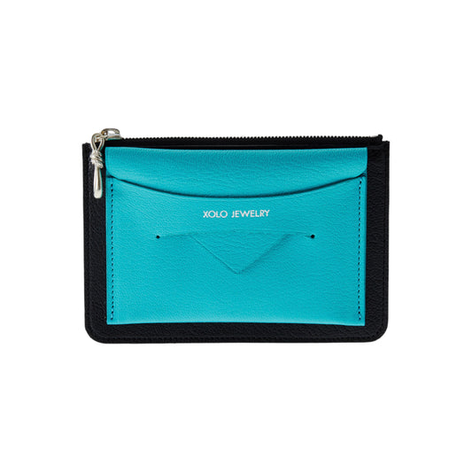 ZIP CARD CASE -TEAL- / TEAL