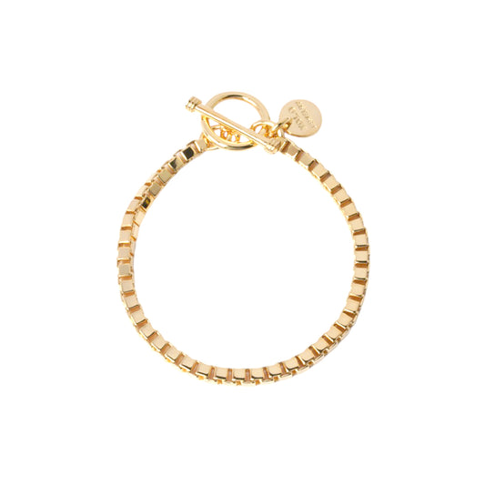 VENETIAN LINK BRACELET -4mm- / GOLD