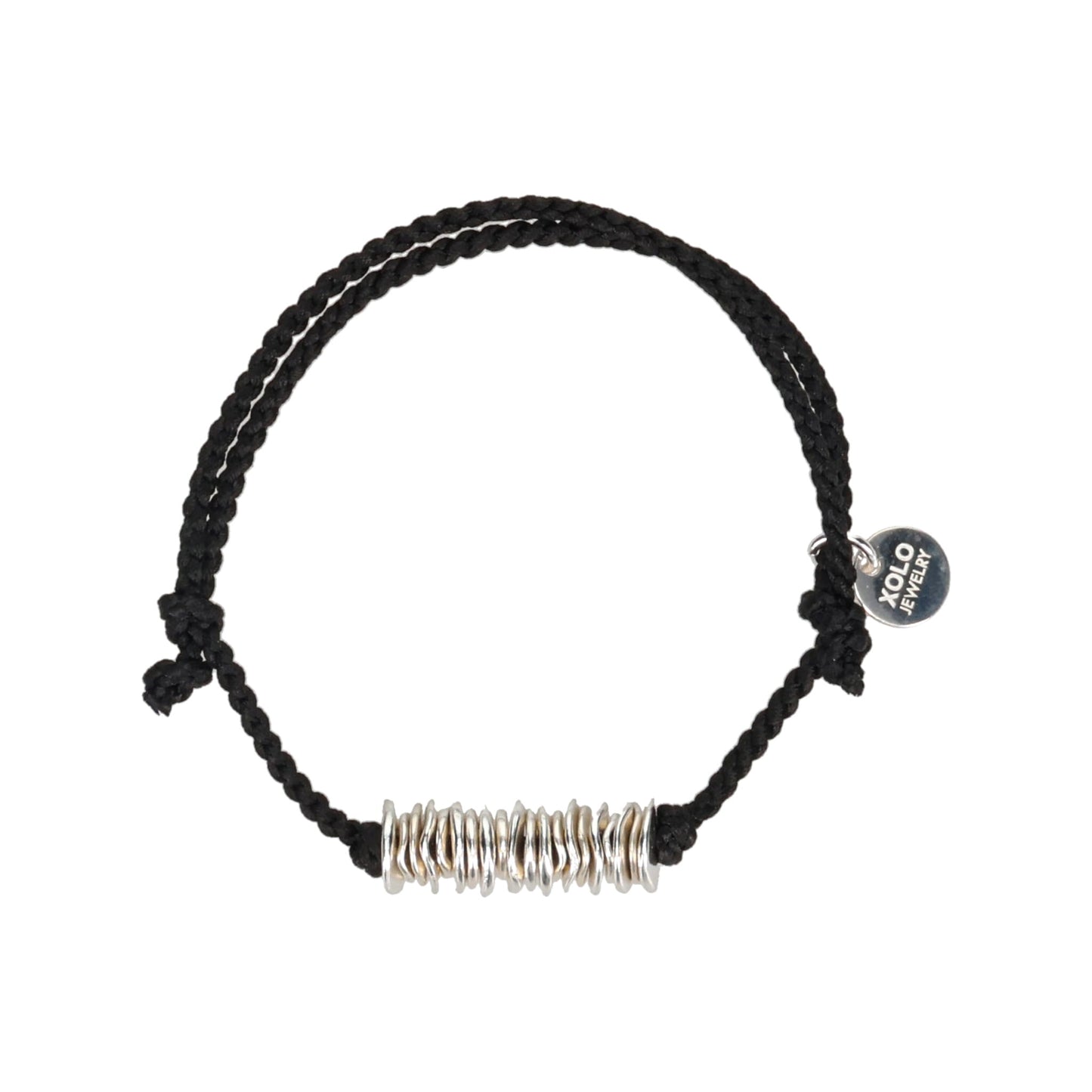 PIECE LINK SILK CODE BRACELET / SILVER