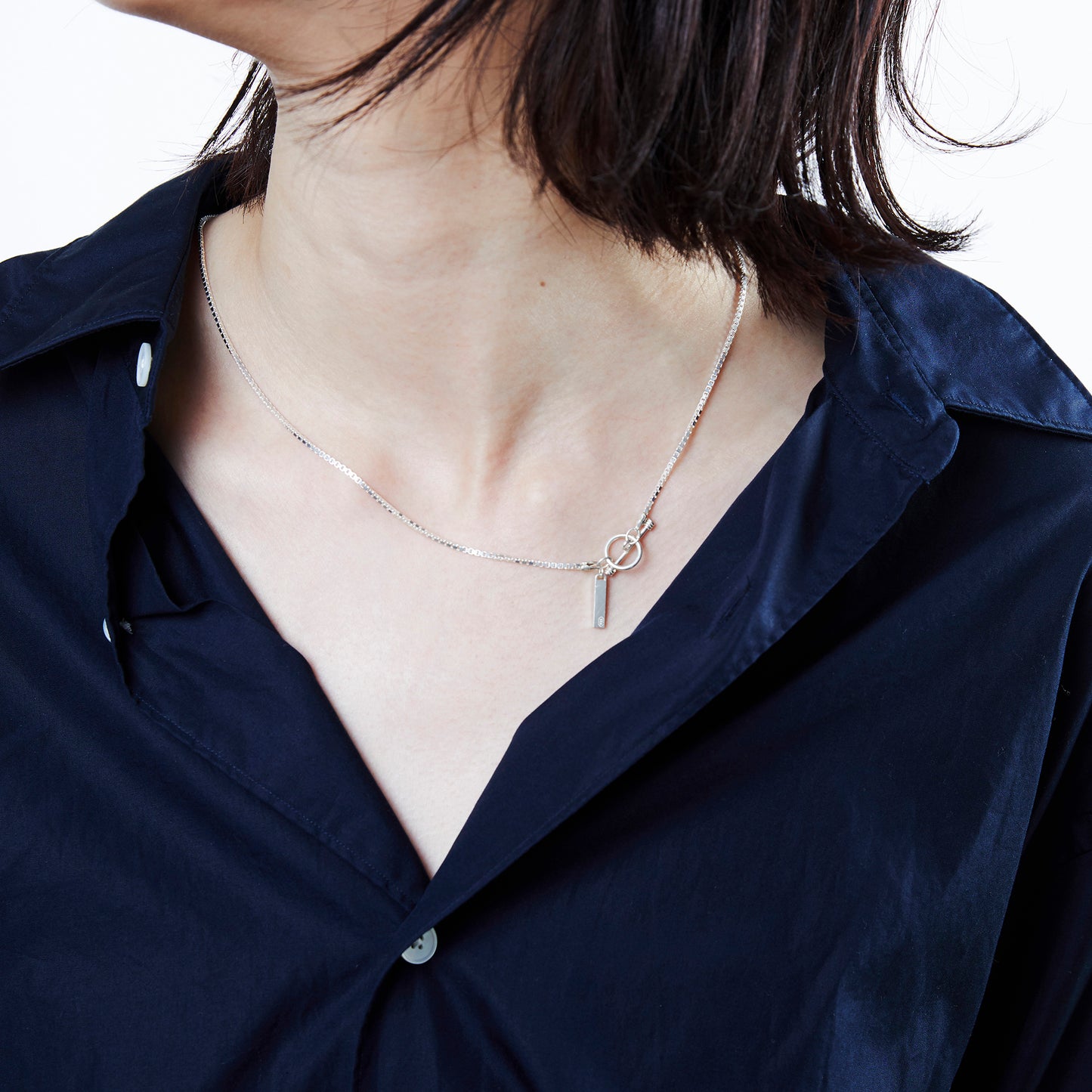 VENETIAN LINK NECKLACE / SILVER