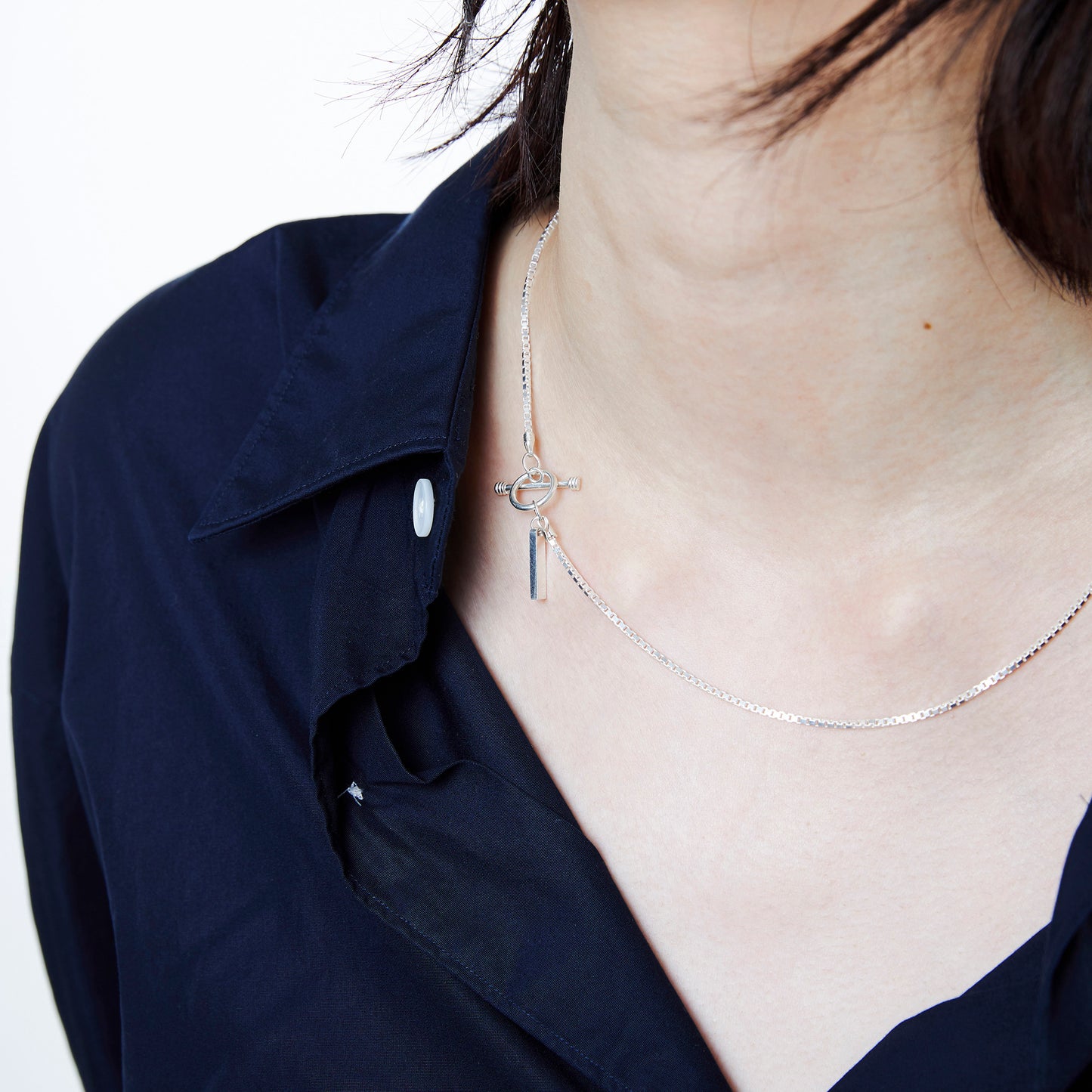 VENETIAN LINK NECKLACE / SILVER